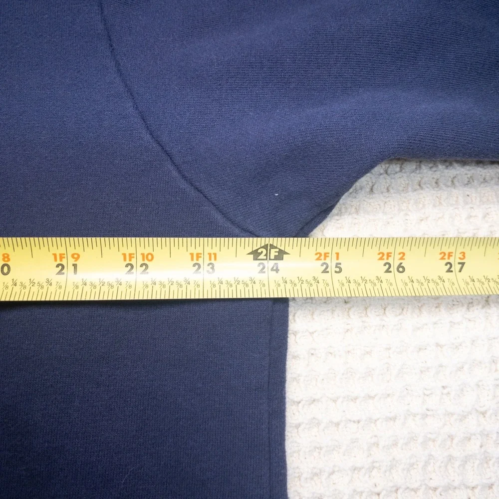 The North Face Mens Navy Blue Pullover Hoodie Fleece Sweatshirt XL